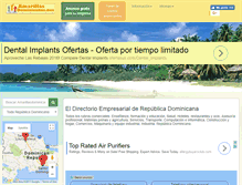Tablet Screenshot of amarillasdominicanas.net